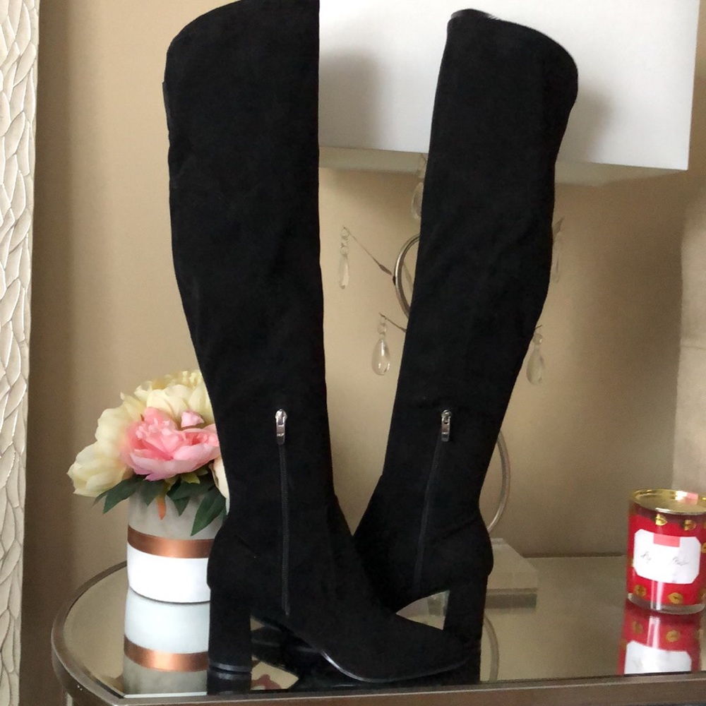 NEW Marc Fisher Knee high black Boots - Picture 4 of 15